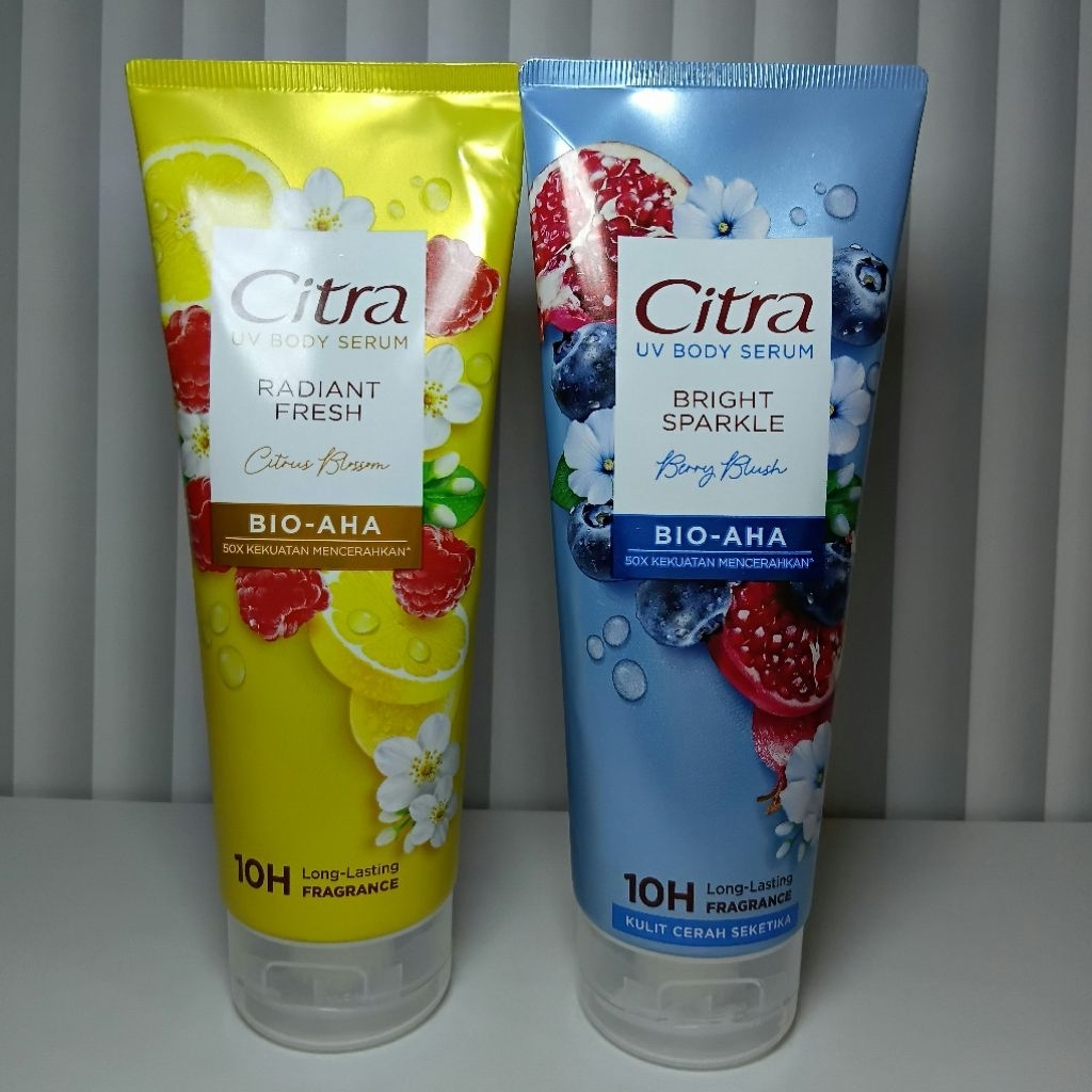 [PRELOVED] CITRA BODY SERUM BOUNCY GLOW BIO-AHA 180ML (CITRUS BLOSSOM & BERRY BLUSH) 2 PCS