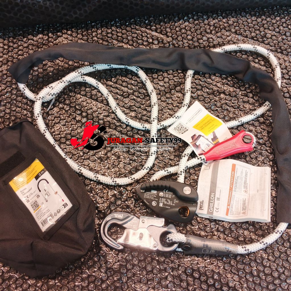 PETZL GRILLON HOOK 3 METER L052BA01 ORIGINAL