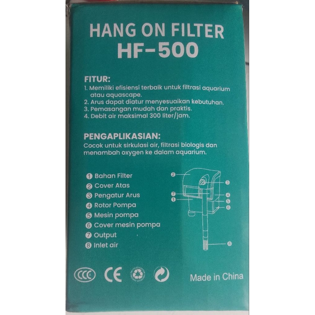mesin hang on filter