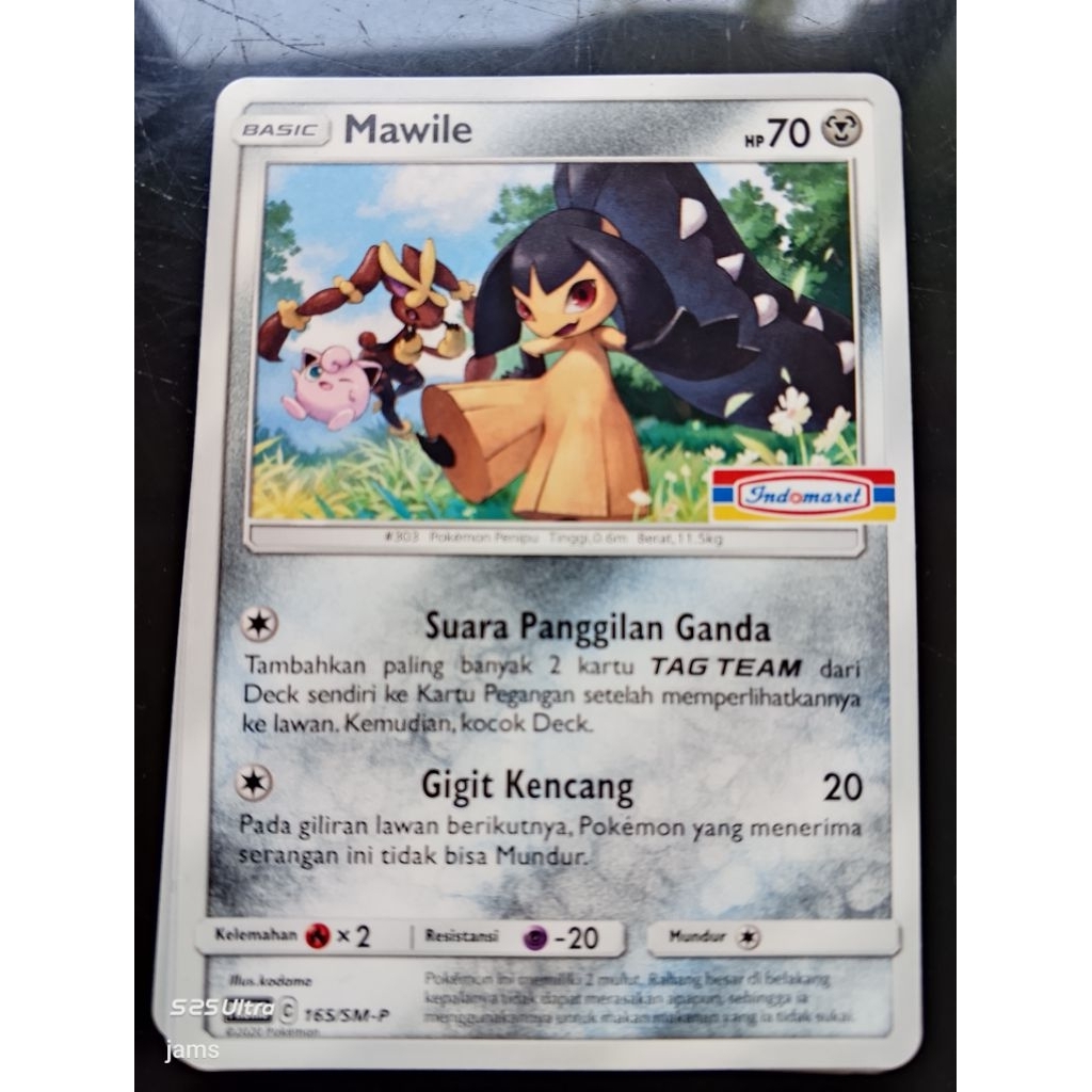 Pokemon Mawile 165/SM-P indomaret