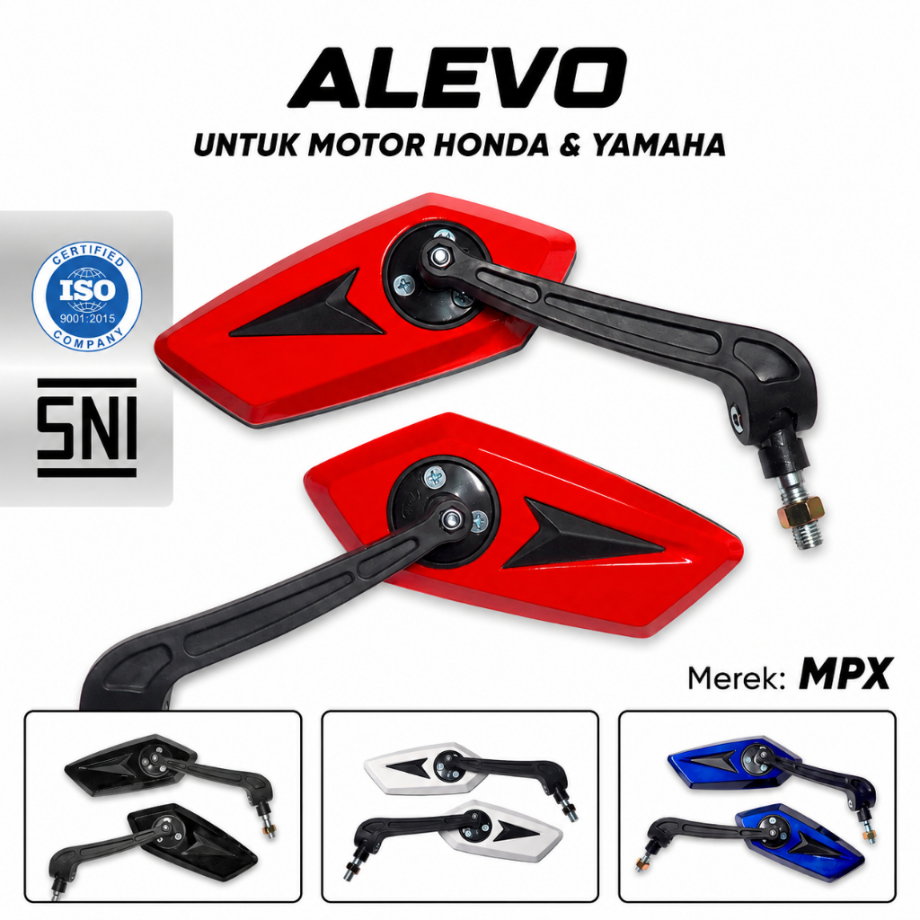 COD SPION ALEVO ORI / KACA SPION MOTOR HONDA BEAT VARIO SCOOPY SUPRA REVO CBR MIO VEGA JUPITER FINO 
