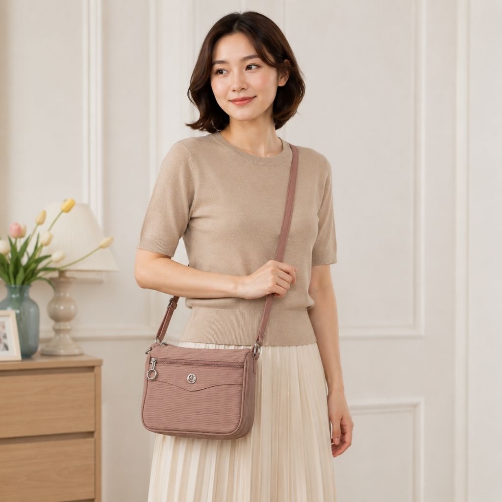 Sighmon Tas Selempang Wanita Mini Hp Sling Bag Cewek Kecil Import Murah