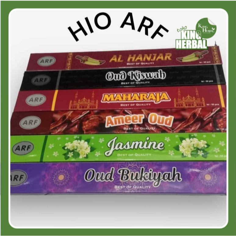 Dupa Hio Lidi ARF Isi 50 Pcs Bukhur Buhur Wangi Arab Gaharu Madinah Pengharum Ruangan
