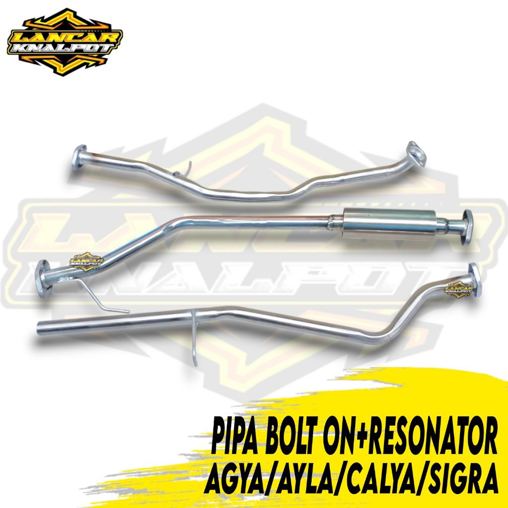 Pipa Knalpot Bolt On Resonator Agya Ayla Calya Sigra
