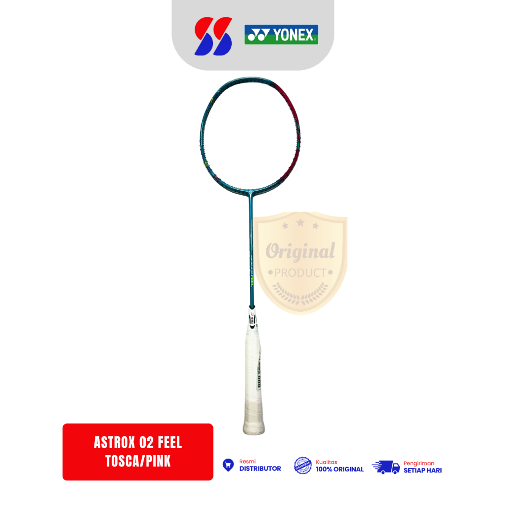 Raket Badminton Yonex Astrox 02 Feel Original- Tosca/Pink