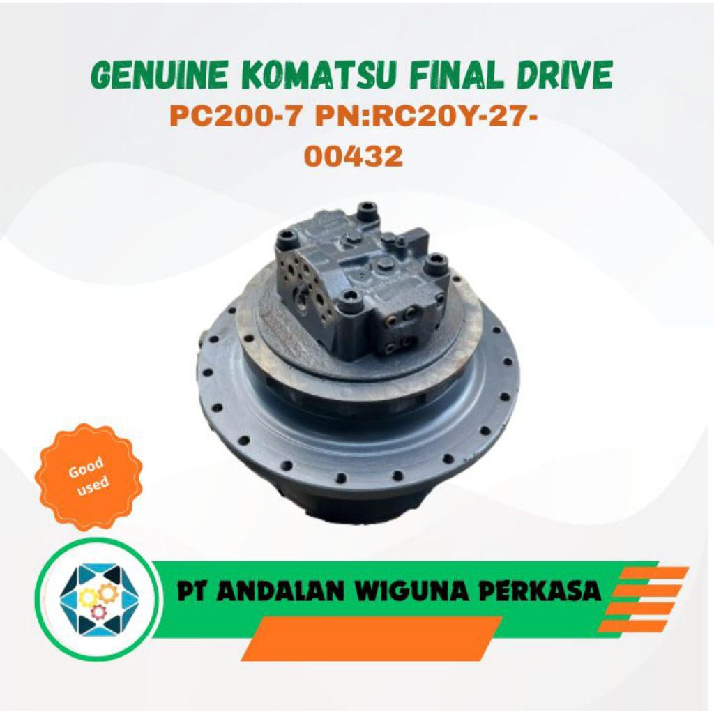 Final Drive Komatsu PC200-7 PN:RC20Y-27-00432