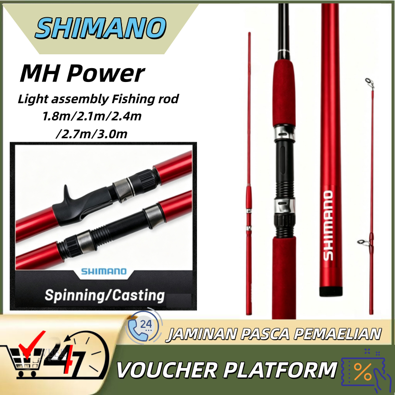 SHIMANO Rod cruzar joran pancing Fishing reel Joran pancing reel Alat pancing reel joran reel murah 