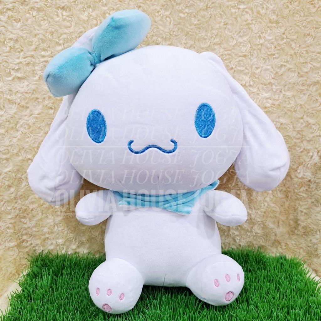 Boneka Cinnamoroll 14" Boneka Cinnamoroll Soft Boneka Cinnamoroll Pita Biru