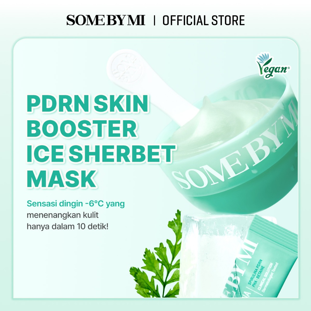 SOME BY MI PDRN SKIN BOOSTER ICE SHERBET MASK [1g*10ea] Glowing & Smooth