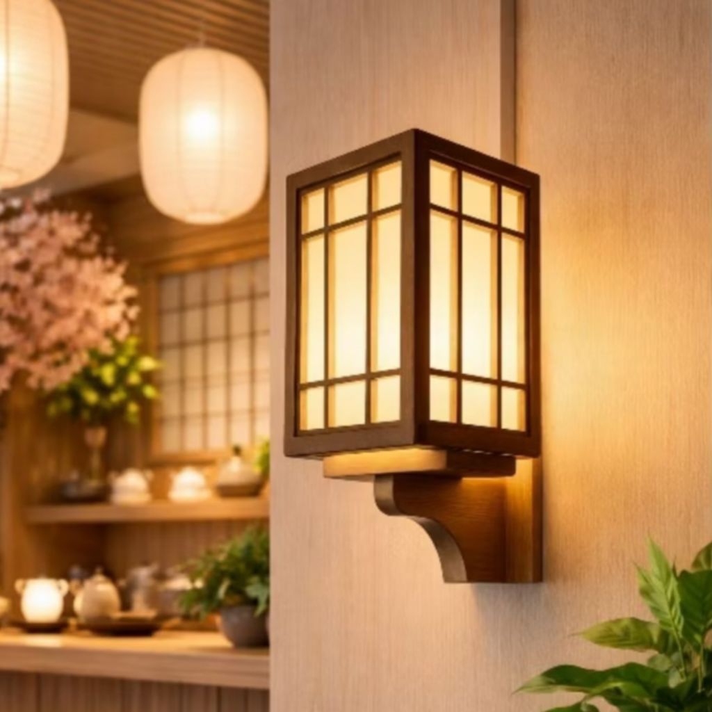 Lampu Dinding Hias Model Jepang Hiasan Rumah Klasik