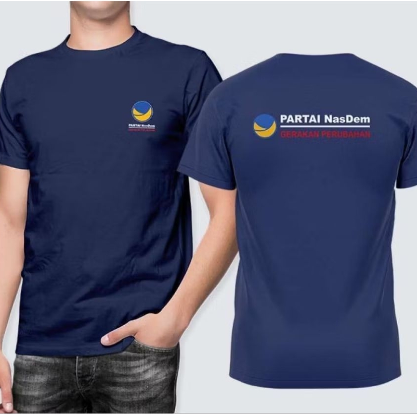 KAOS PARTAI NASDEM OBLONG / KAOS NASDEM OBLONG