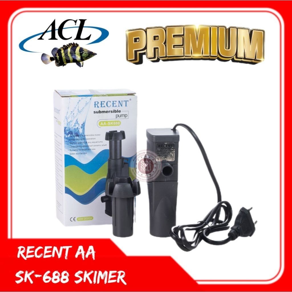 POMPA SKIMER AQUARIUM KECIL RECENT AA SK-688 SKIMER AQUARIUM AQUASCAPE