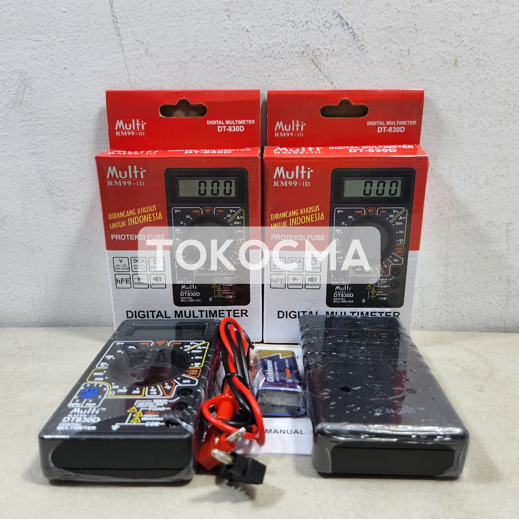 Digital Multimeter DT-830D / Avometer Digital / Multiteser Digital DT-830D