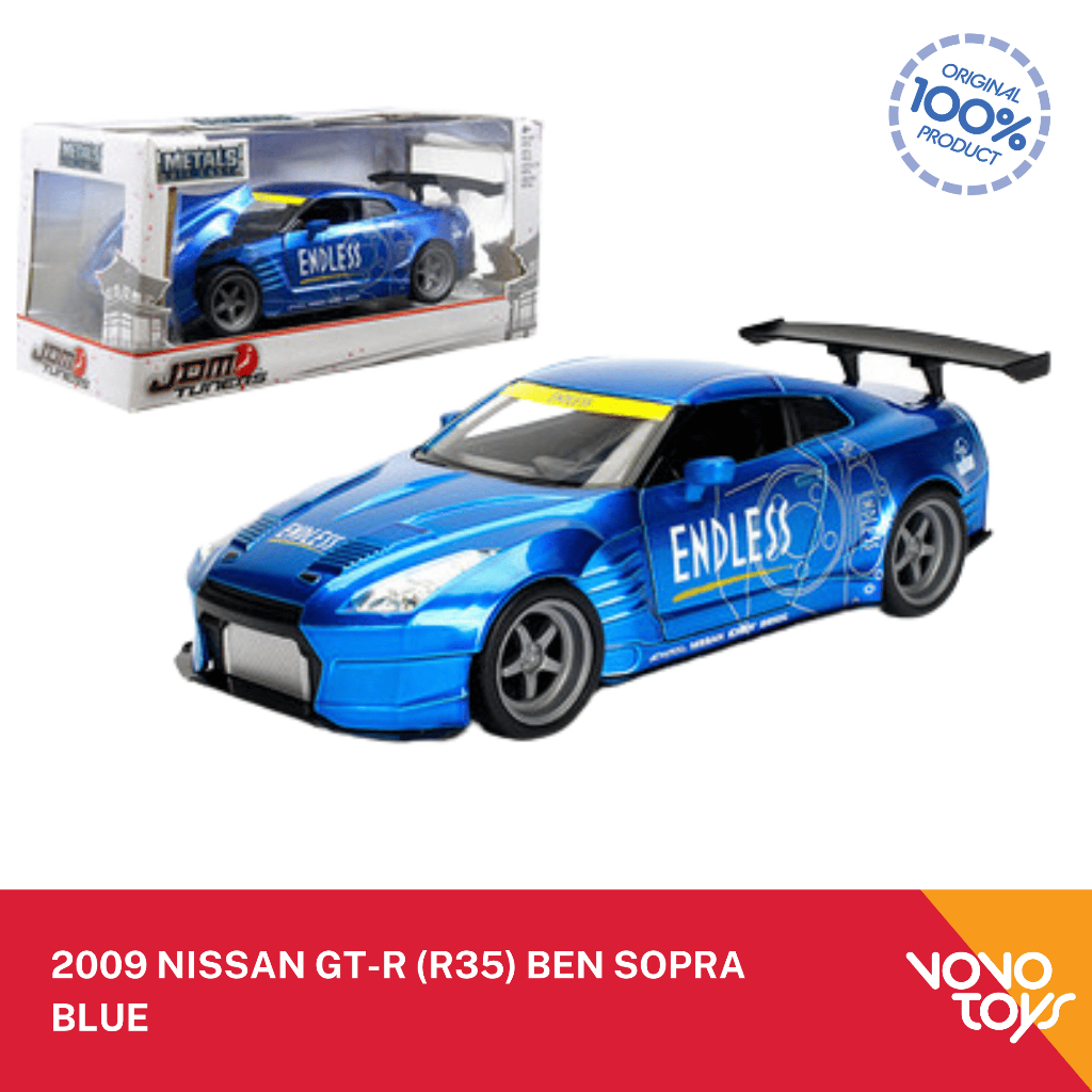 Jada 1/32 2009 Nissan GT-R (R35) Ben Sopra Blue