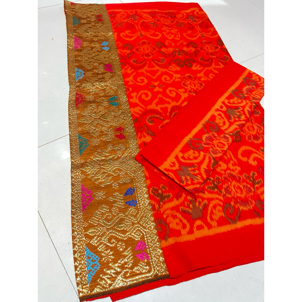 Endek Semi Mastuli dgn tumpal Rebong Songket Asli
