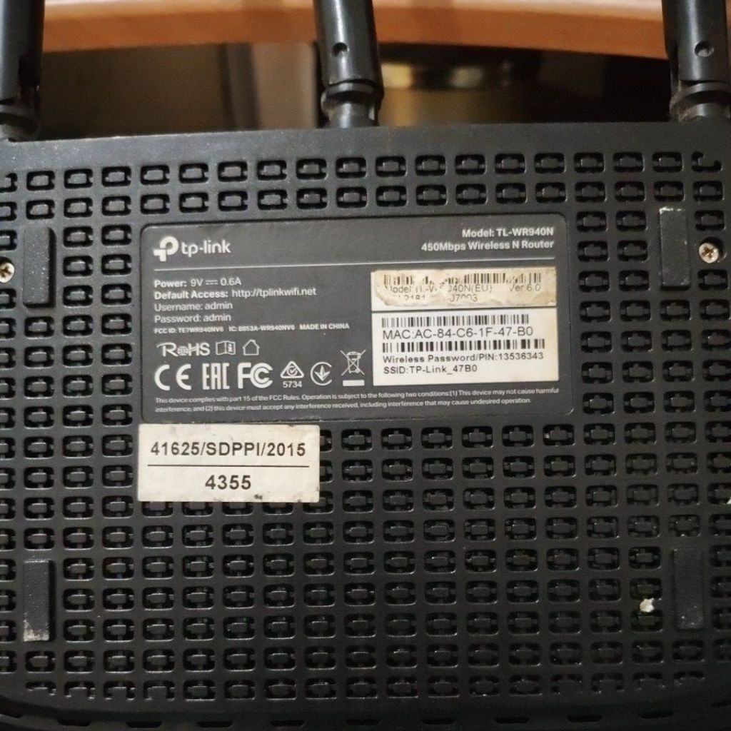 roter tp link wr940n