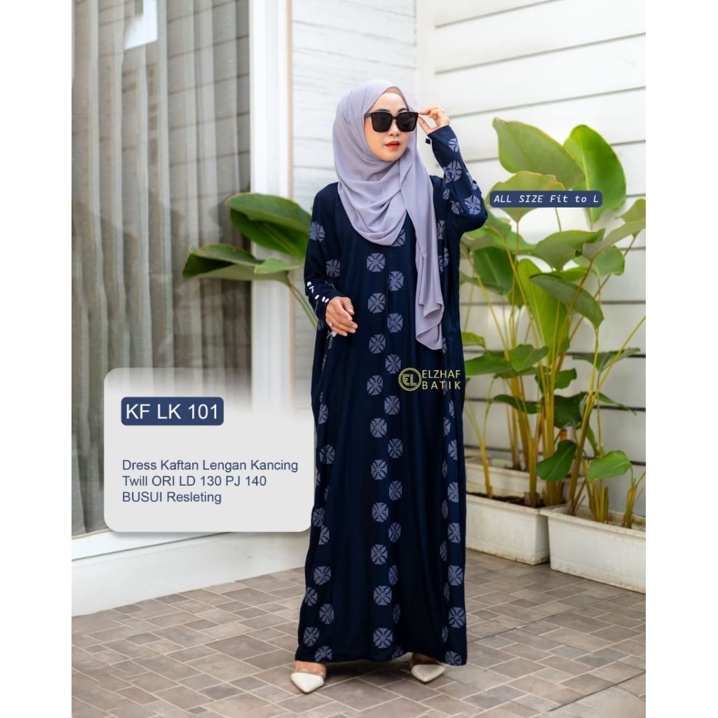 Kaftan elzhaf/ Kaftan Twill/ Kaftan Batik
