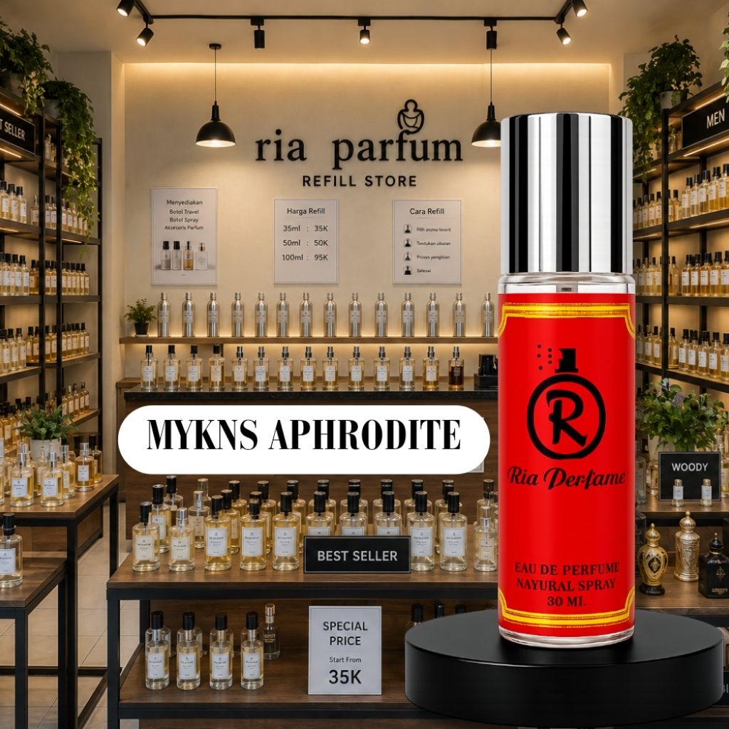 PARFUM MYKNS APHRODITE PARFUM PRIA TAHAN LAMA