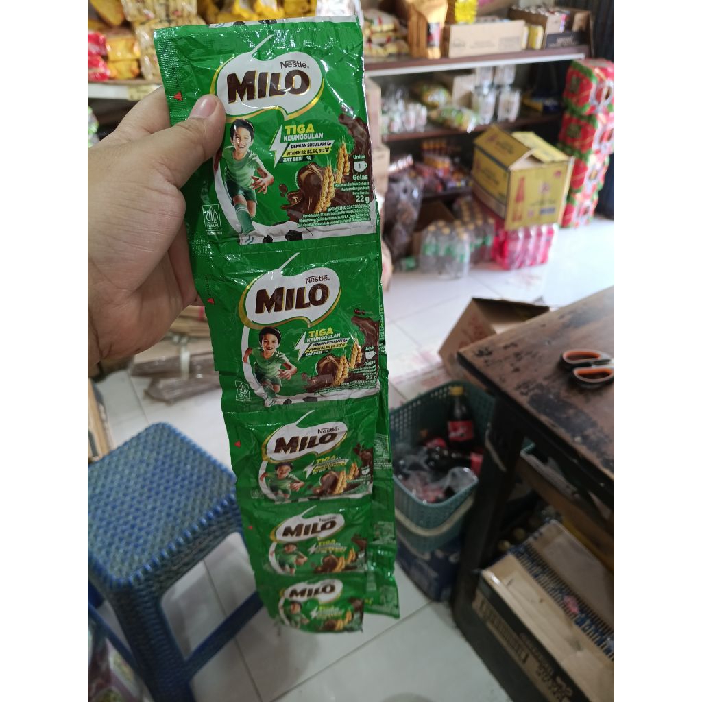 milo 1 renteng isi 10 saset