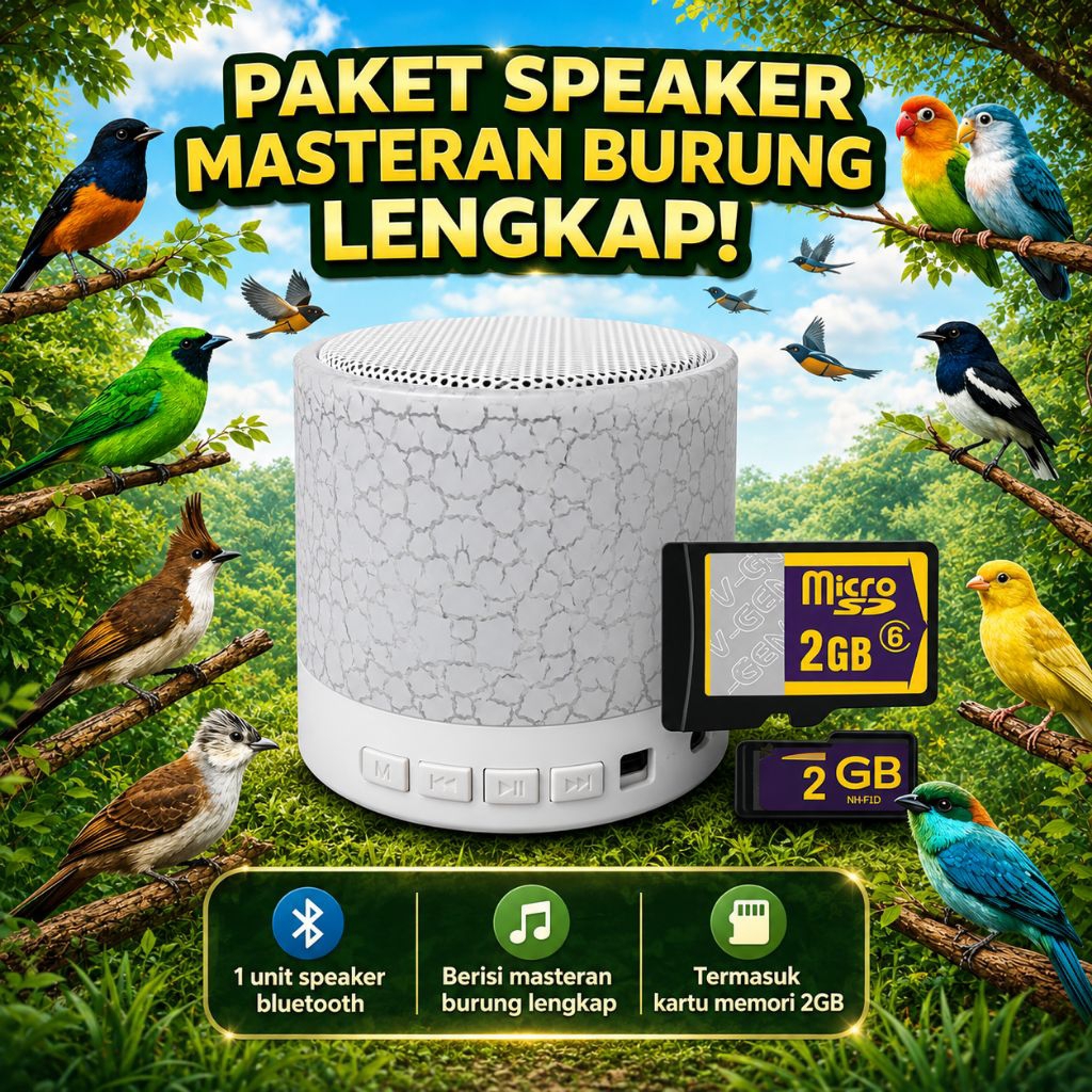 Speaker Mp3 Masteran Burung Kompilasi Suara Burung Juara