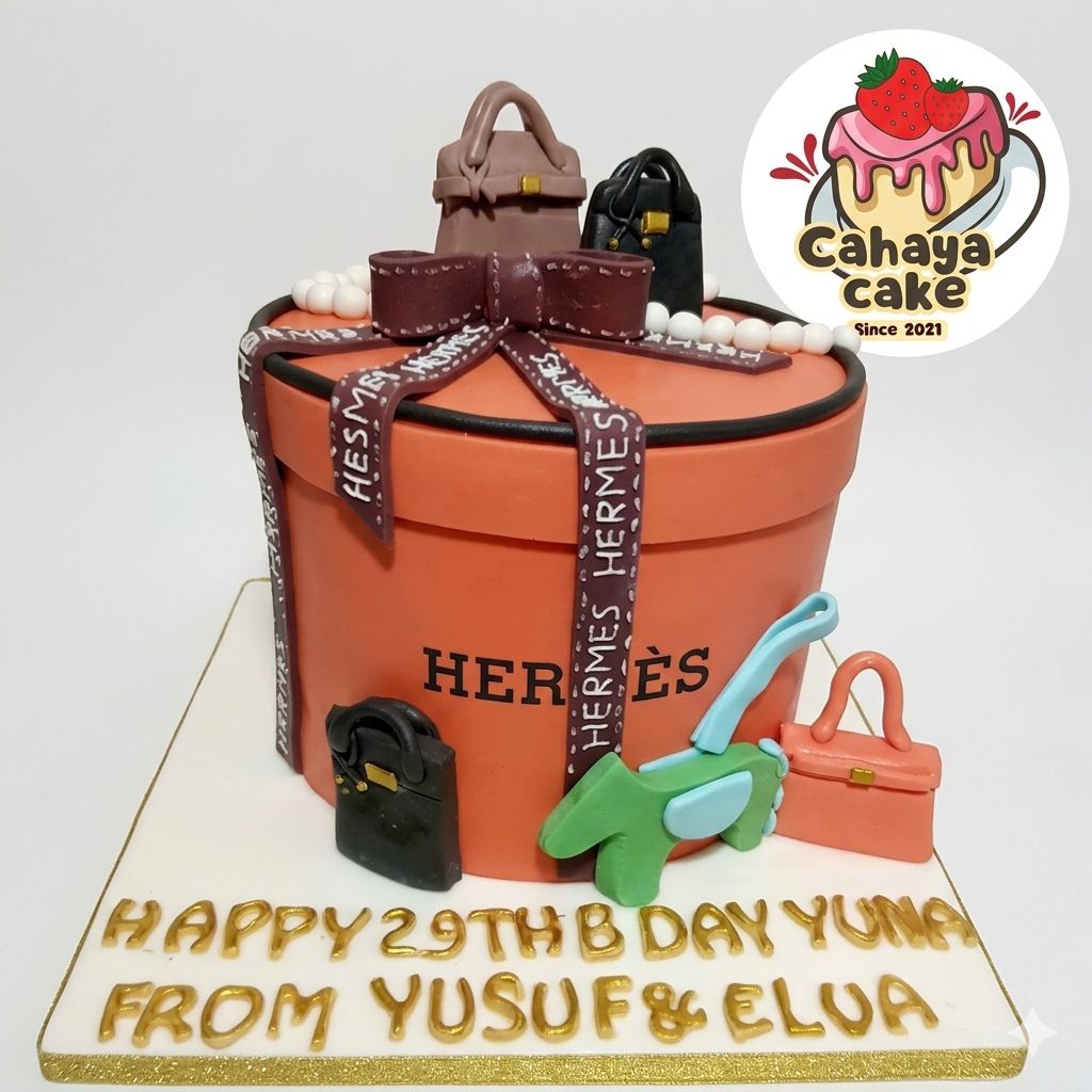 Kue Ulang Tahun Istri / Kue Ultah Tas / Kue Ulang Tahun Tas / Bag Custom Cake