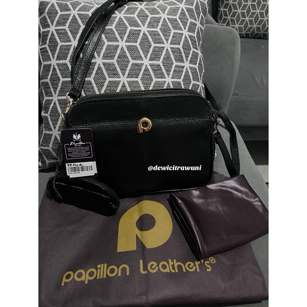 Tas Papillon Original K3291 Hitam Second Preloved Like New