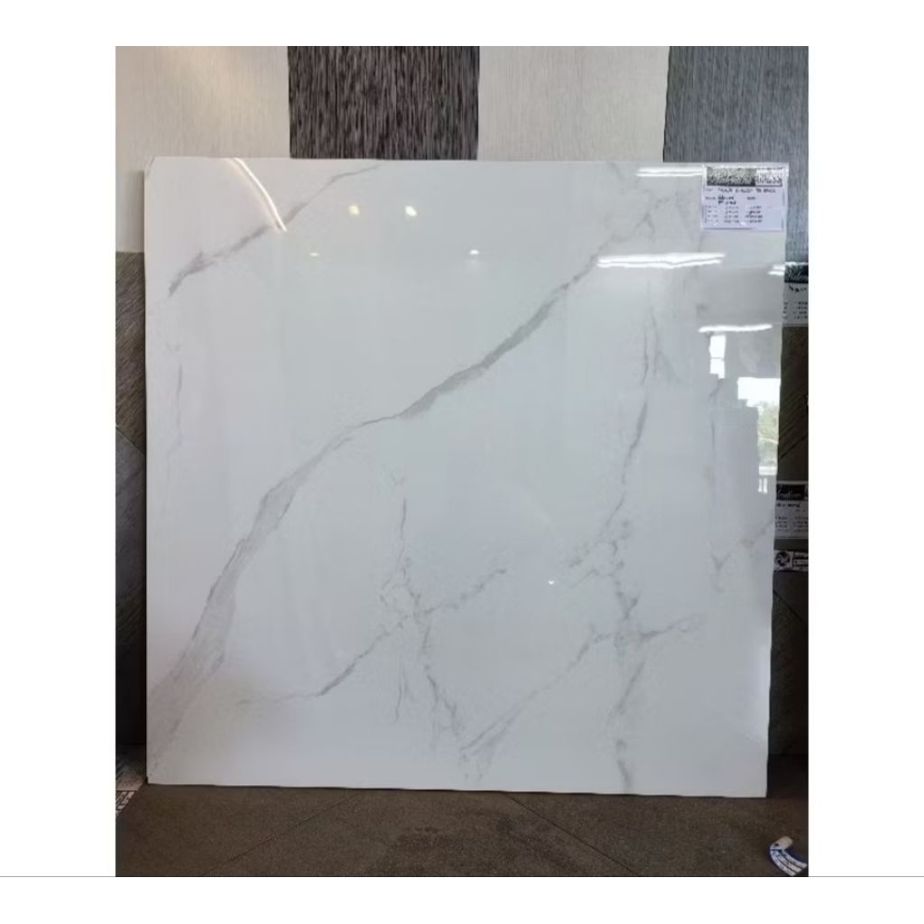 Granite Vena Bianco 100x100 Lantai | Glazed polishead