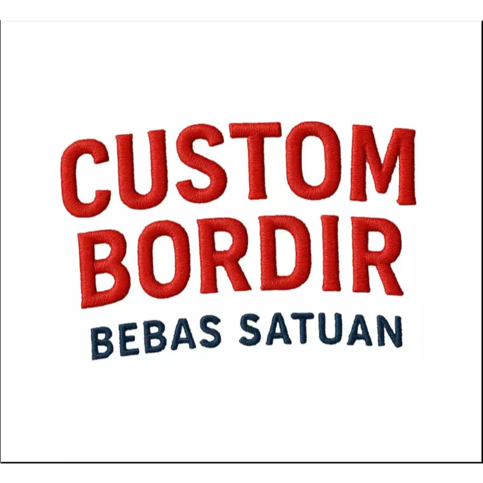 CUSTOM PATCH BORDIR SATUAN -TAMBALKEREN