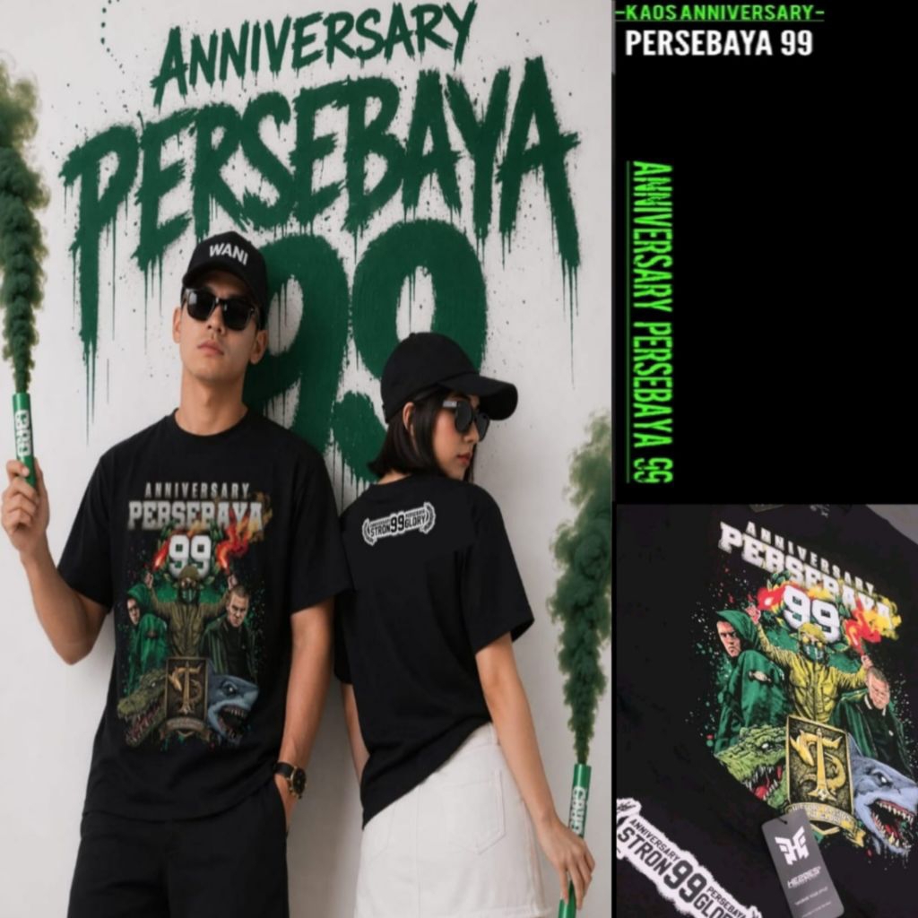 Kaos Anniversary Persebaya 99