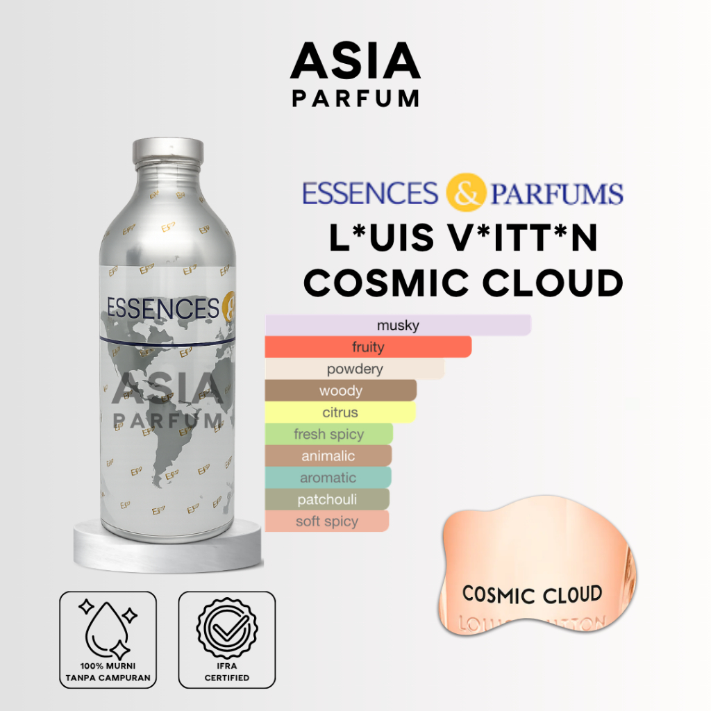 ESSENCES & PARFUMS COSCLO 82874 - BIBIT PARFUM COSMIC CLOUD GRADE A - SEGEL & REPACK 100G