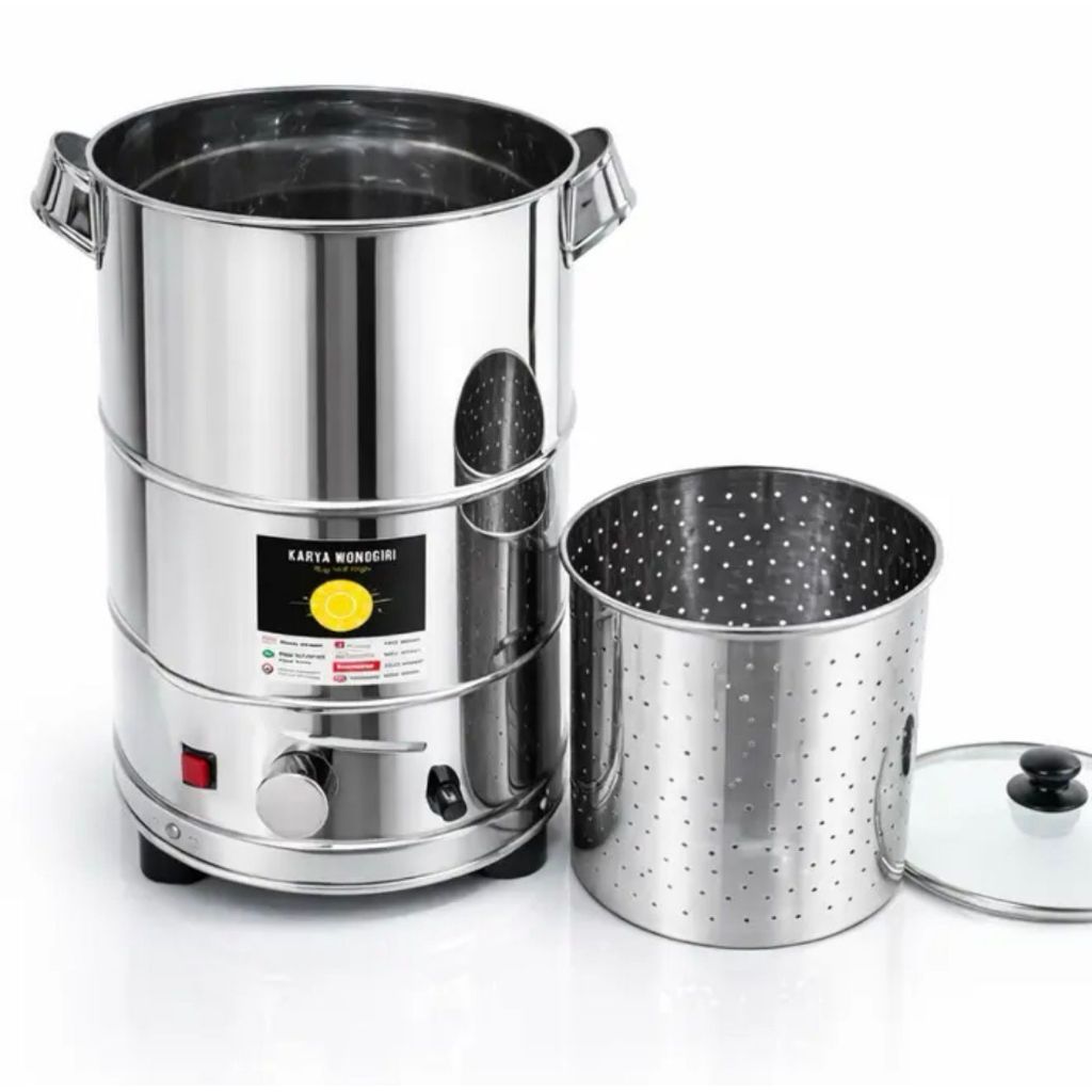 Spinner peniris minyak kapasitas 20 liter penyaring stainless - Pengatur kecepatan + Timer + Pending