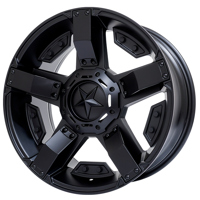 Velg Rasta Rock Star Ring 18 Lubang Baut 6 cocok Untuk  Fortuner Hilux Pajero Dlln