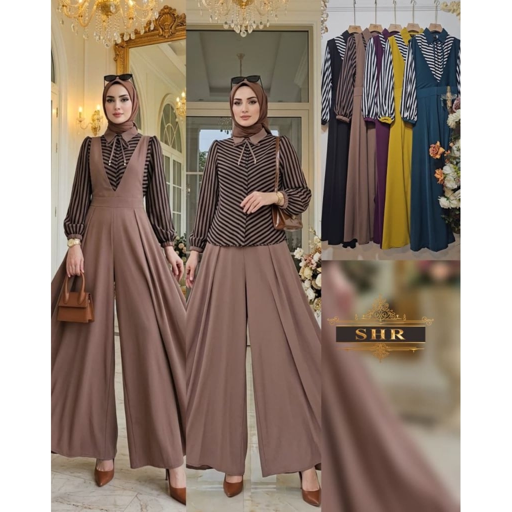 NEW READY SET KULOT JUMPSUIT WOLLFIS SALUR BY SHR ORI