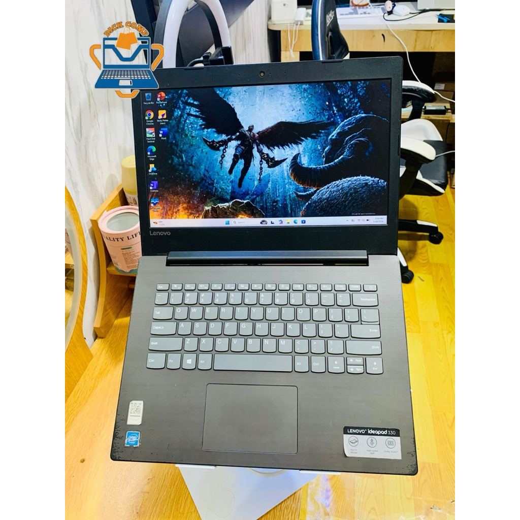Lenovo 330. caleron N4000. ram 4/1000+128gb ssd. normal