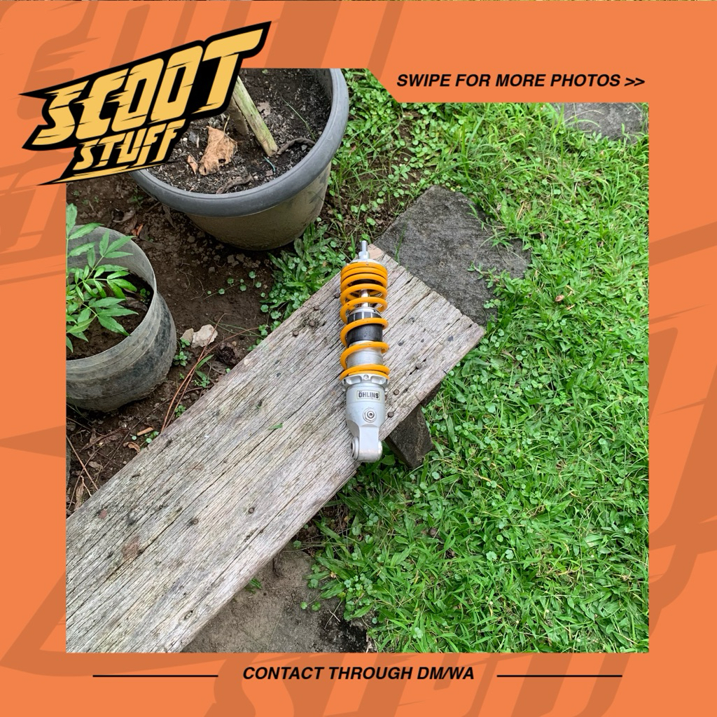 Shock Depan Ohlins PI 110002 Low Fitment Vespa Sprint Primavera S LX 2V 3V Iget Original Ohlins