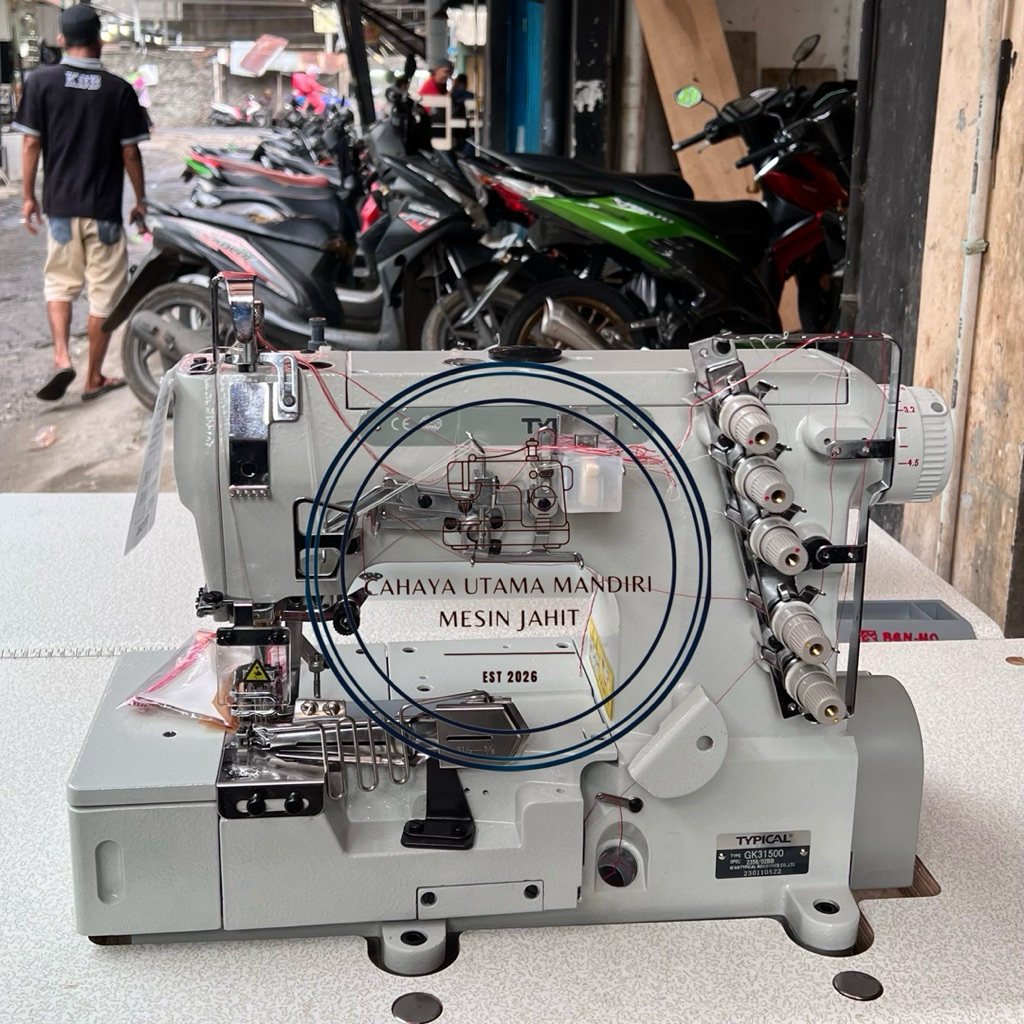MESIN OVERDACK/OVERDECK/OVERDEK/KAMPUT TYPICAL TIMBUL GK31500 SERVO NEW (BARU)