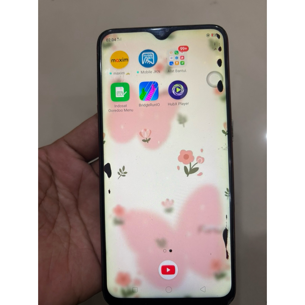 OPPO F9 RAM 6/64 Minus LCD SAMA BATERAI BENGKAK