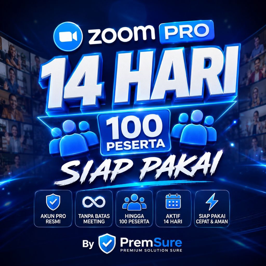 Zoom Pro 14 Hari – 100 Peserta