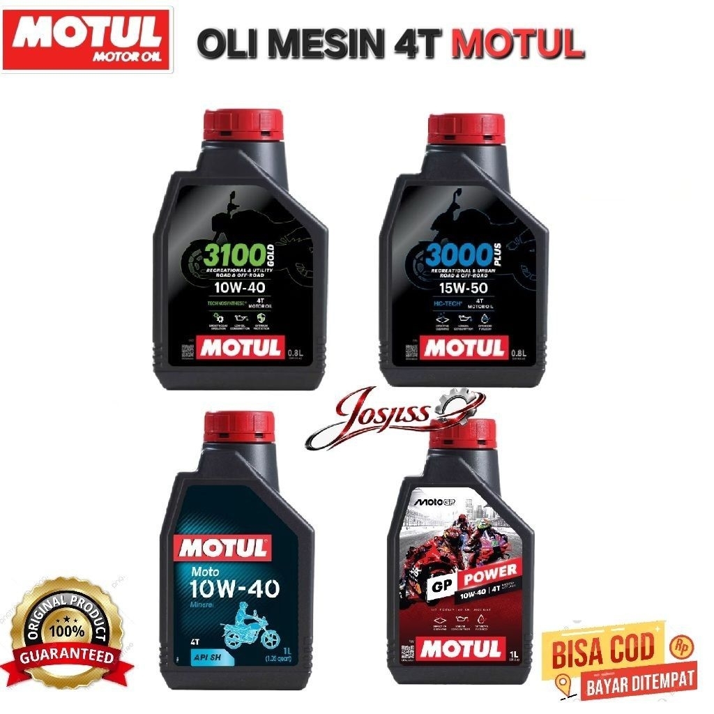 OLI MESIN MOTUL MOTOR BEBEK DAN SPORT ORIGINAL 100%