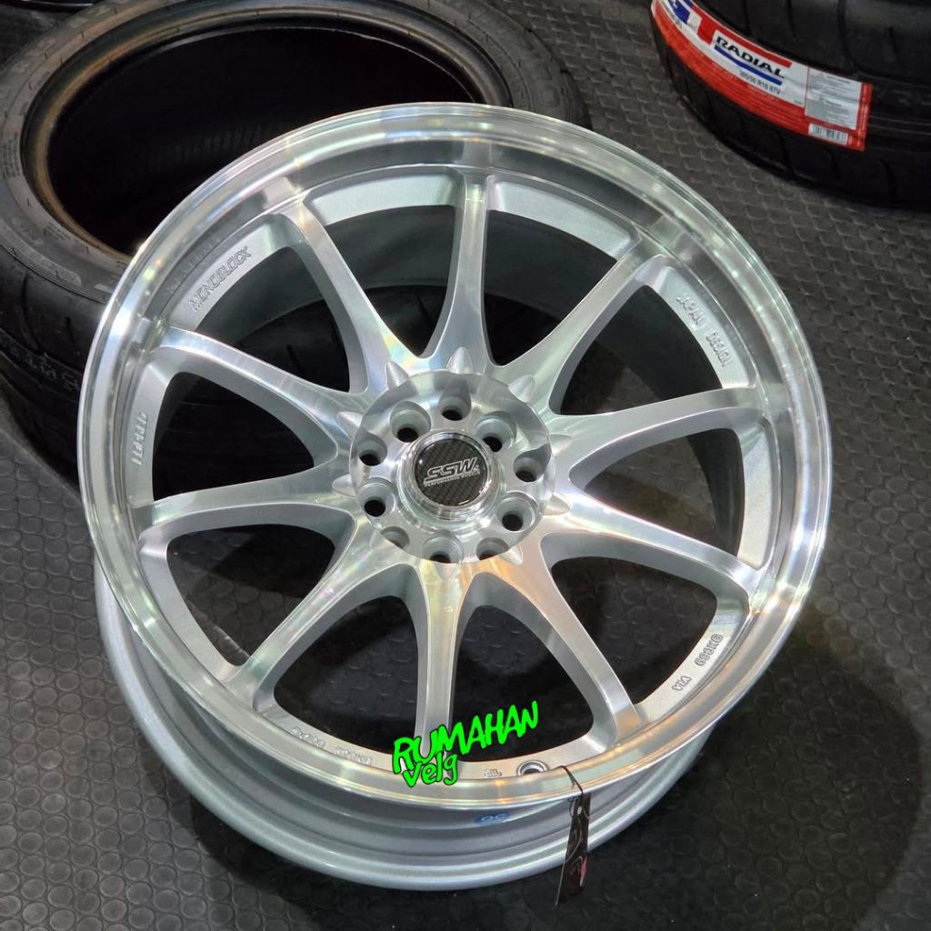 velg CE28 SSW THAILAND ring 18 lebar 9,5 pcd 5x100 - 5x114,3 velg racing ring 18 velg mobil All new 