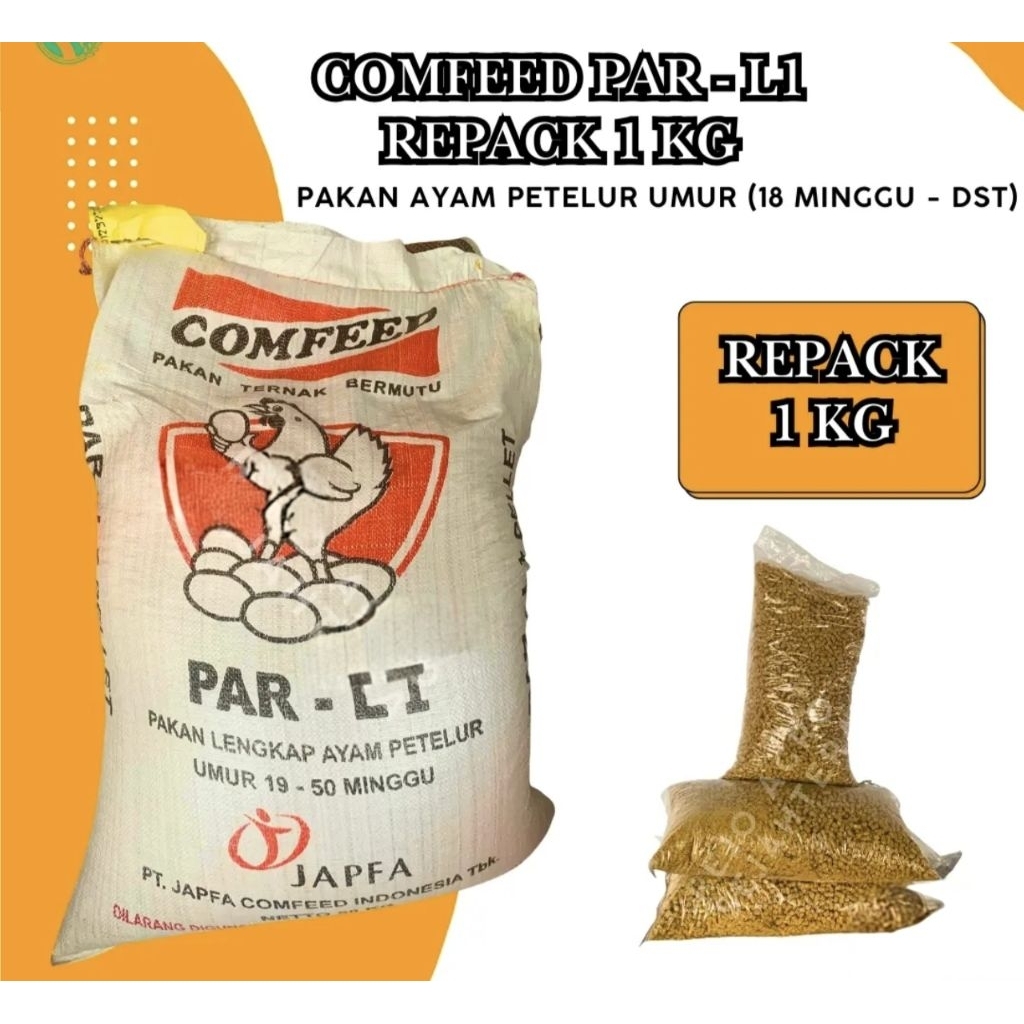 Comfeed par l1 pakan jadi ayam ras petelur #pelet#
