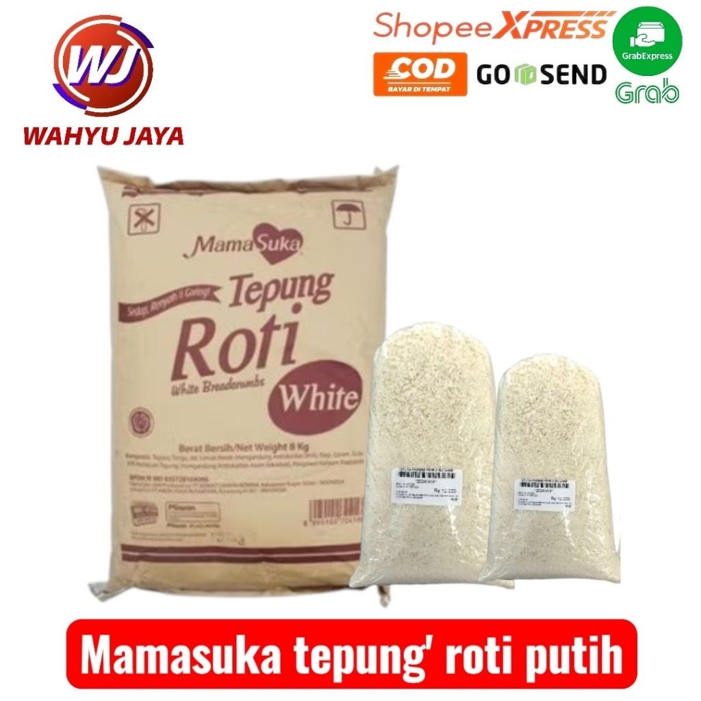 Mamasuka tepung roti putih 500gr - 1kg