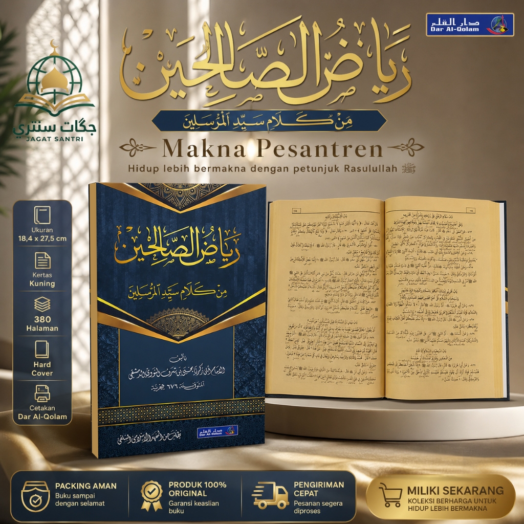 Kitab Riyadhus Sholihin Makna Pesantren | Kitab Makna | Kitab Makna Pesantren I Dar Al-Qolam Lirboyo