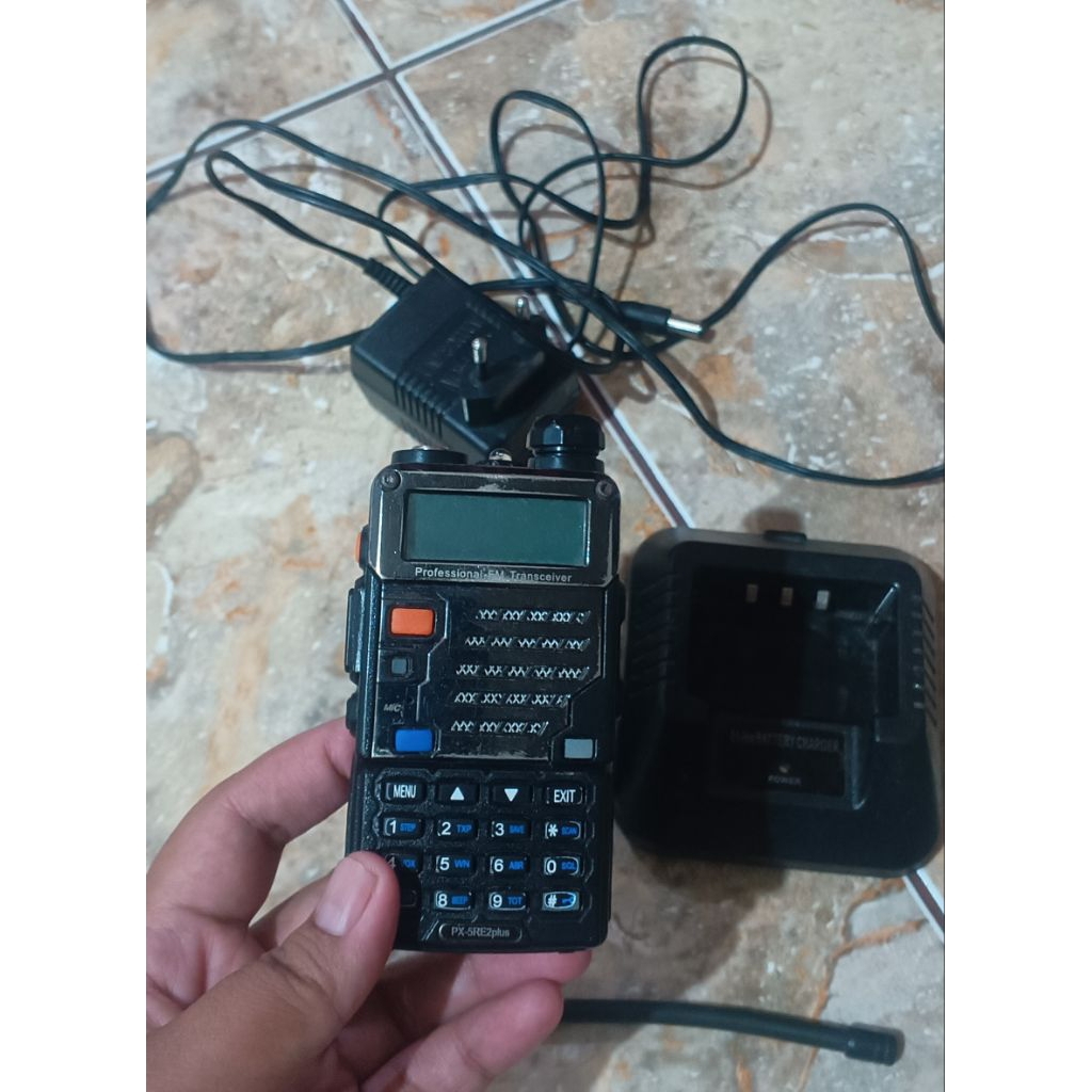 [SECOND] HT PXTON PX-5RE2plus (baterai kembung)