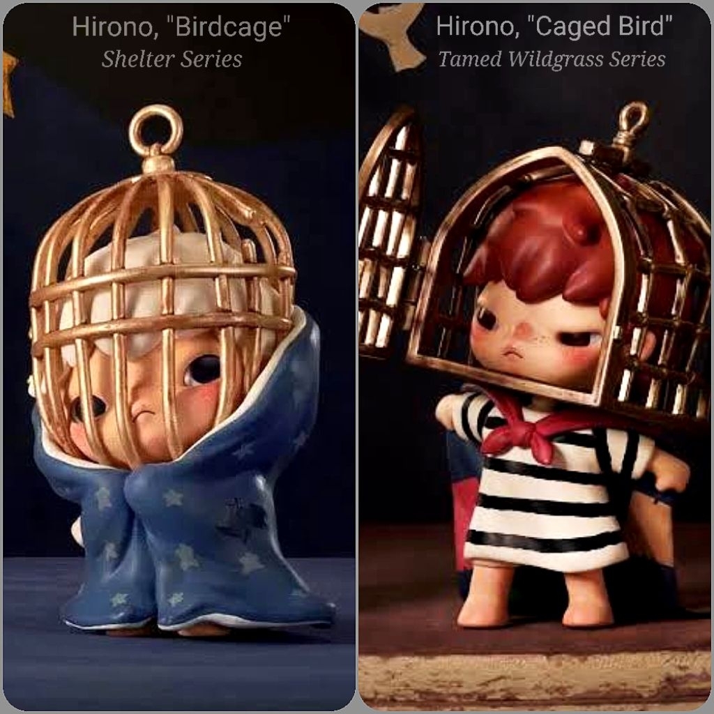 SEALLED HIRONO BUNDLING, (BACA DESKRIPSI), BIRDCAGE shelter series & CAGED BIRD tamed wildgrass seri