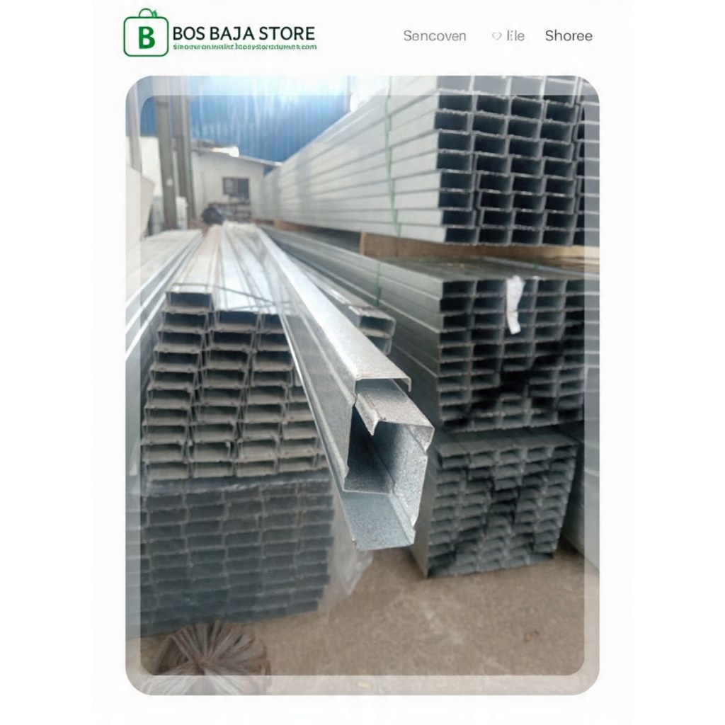 Baja Ringan C75 0,75MM Full Prima Inti Truss