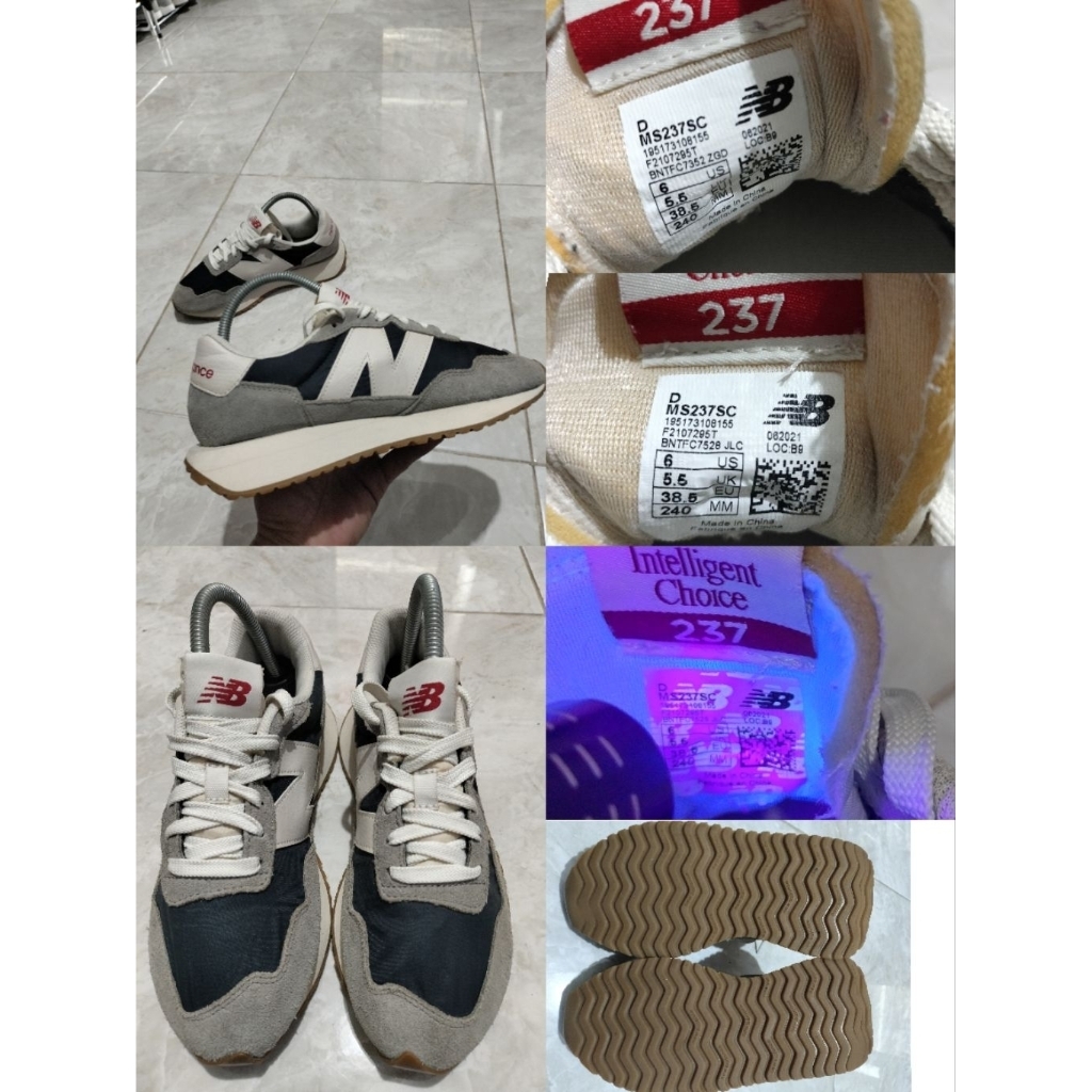 Sepatu Preloved Second Original New Balance NB 237 Size 38