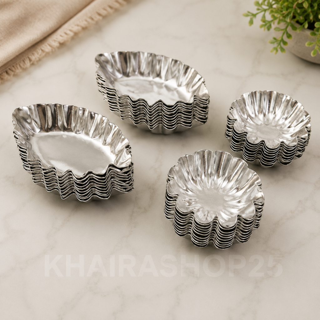Isi 20 pcs Cetakan nastar bunga dan daun pie mini