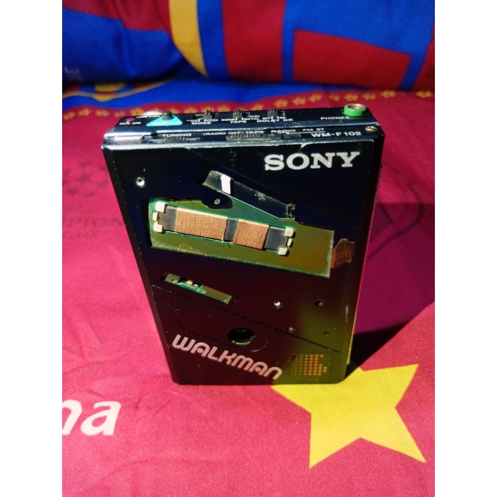 walkman sony wm f102 off bahan