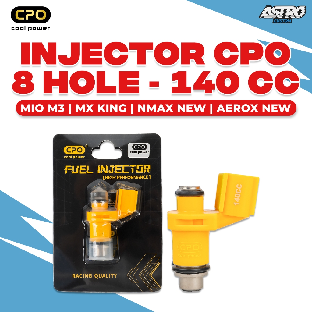 Injektor CPO Nmax Aerox 155 Lexi Mio M3 Z S Soul GT Xride Fino Fi 125 Mx King Injector Cool Power
